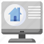 real, estate, view, house, home, search, screen, computer 