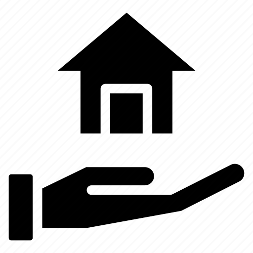 City, estate, give, hand, house, martgage, property icon - Download on Iconfinder