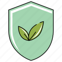 ecology, leafs, nature, protecting, safe, security, shield
