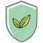 ecology, leafs, nature, protecting, safe, security, shield 