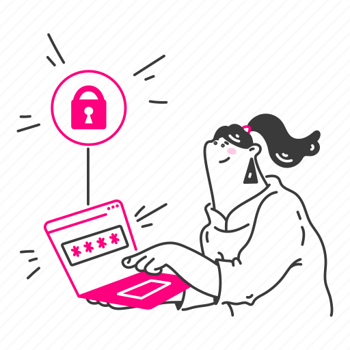 Protected, password, lock, protection, safe, security, safety illustration - Download on Iconfinder