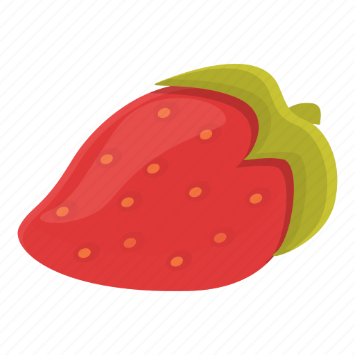 Fresh, strawberry, green icon - Download on Iconfinder