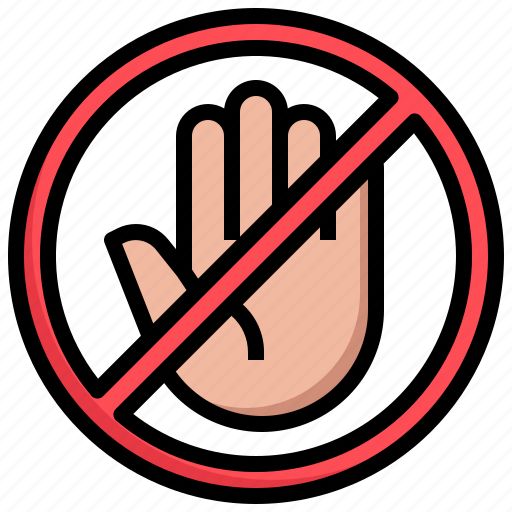 Stop, hands, gestures, hand, gesture, signaling icon - Download on Iconfinder