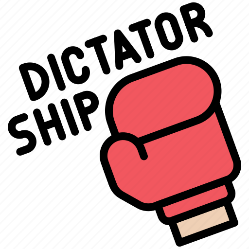 Against, dictatorship, fight, glove, punching boxing icon - Download on Iconfinder