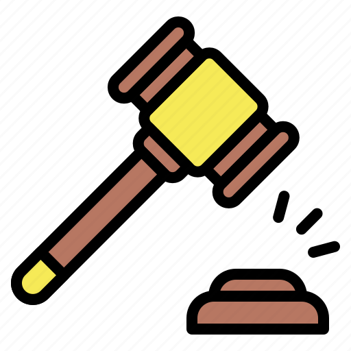 Auction, court, gavel, hammer, justice, law, legal icon - Download on Iconfinder