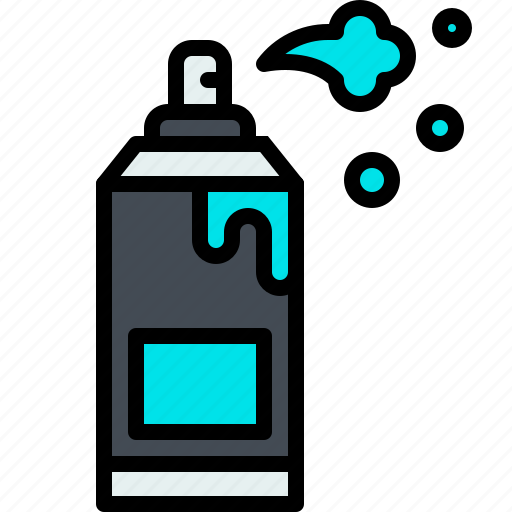Bottle, colour, spray, strike icon - Download on Iconfinder