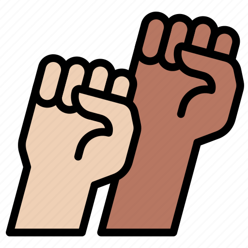 Blm, fight, hand up, hands, up icon - Download on Iconfinder