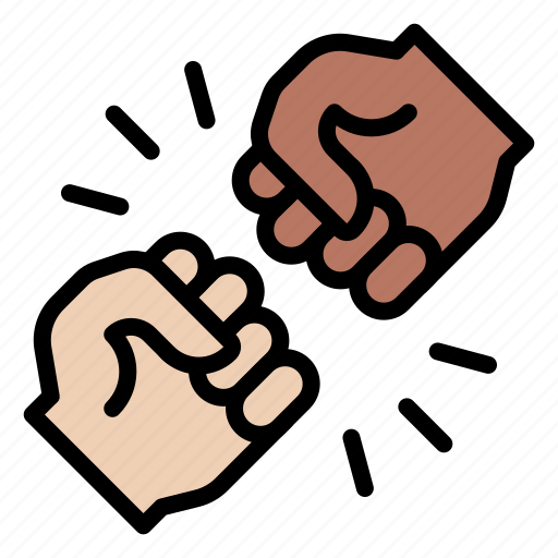 Against, bully, fight, punch, racist icon - Download on Iconfinder