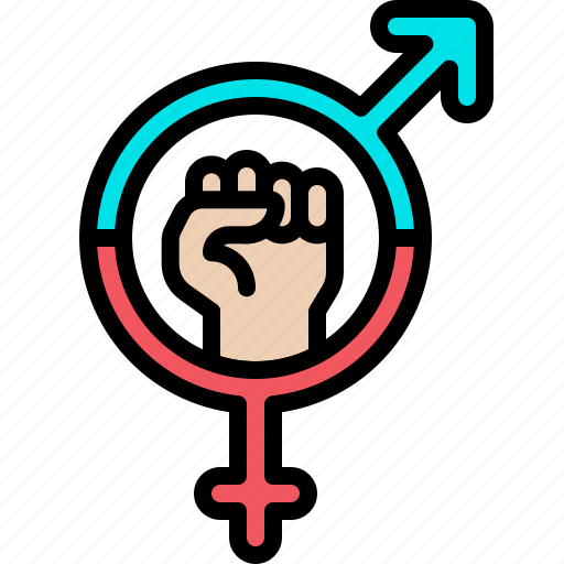 Equal, feminist, fist, gender, hand, sex icon - Download on Iconfinder