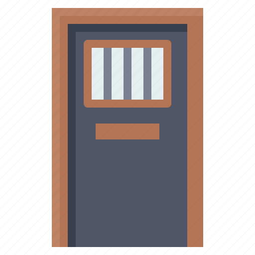 Arrested, criminal, dependence, door, jail, prison, subjection icon - Download on Iconfinder