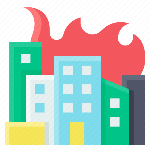 Arson, building, fire, violence icon - Download on Iconfinder