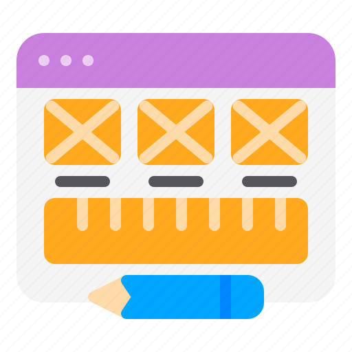 Interface, layout, sreen, user, website, wireframe icon - Download on Iconfinder