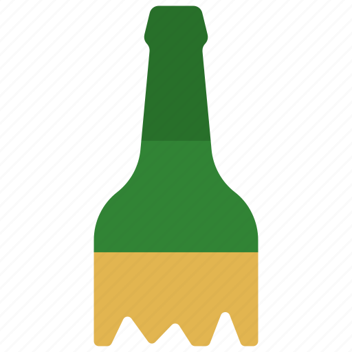 Broken, bottle, smashed, beer, glass icon - Download on Iconfinder
