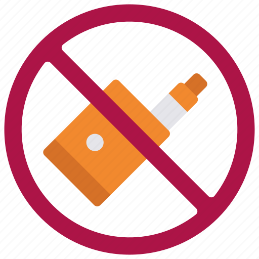 No, vaping, prohibited, smoking, vape icon - Download on Iconfinder
