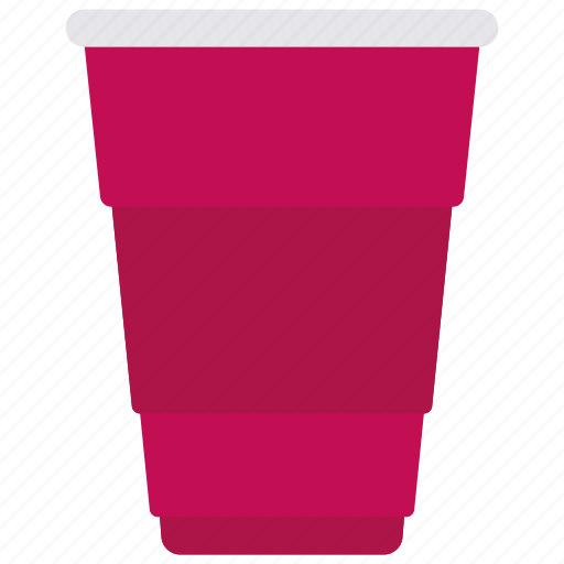 Plastic, drinks, cup, solocup, alcohol icon - Download on Iconfinder