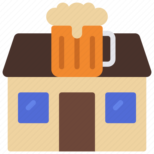 Pub, building, bar, alcohol, drinking icon - Download on Iconfinder