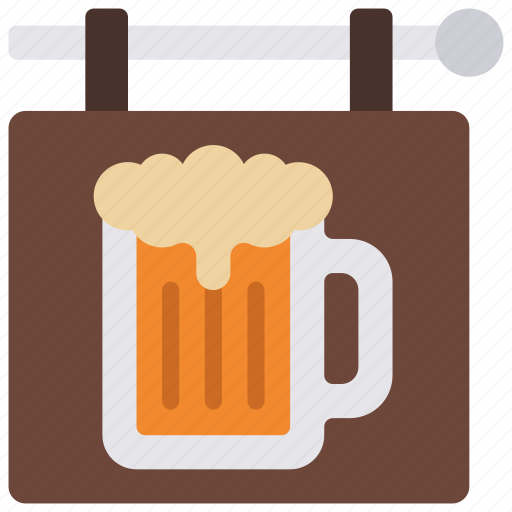 Pub, sign, drinks, beer, signage icon - Download on Iconfinder