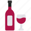 wine, bottle, and, glass, alcohol 