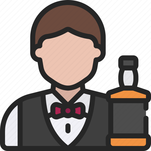 Bartender, bartending, person, drinks, bar icon - Download on Iconfinder