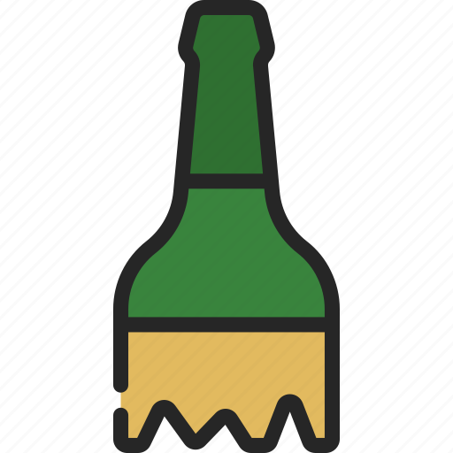 Broken, bottle, smashed, beer, glass icon - Download on Iconfinder