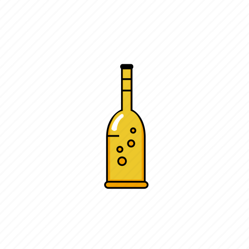 Beer, bottle, bubbles, clean, design, illustration, lines icon - Download on Iconfinder