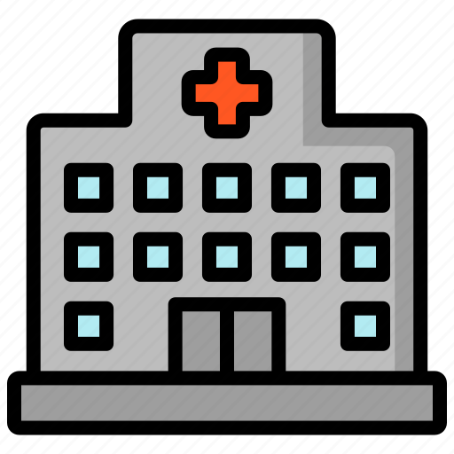 Hospital, building, facilities, public, city, public facilities icon - Download on Iconfinder