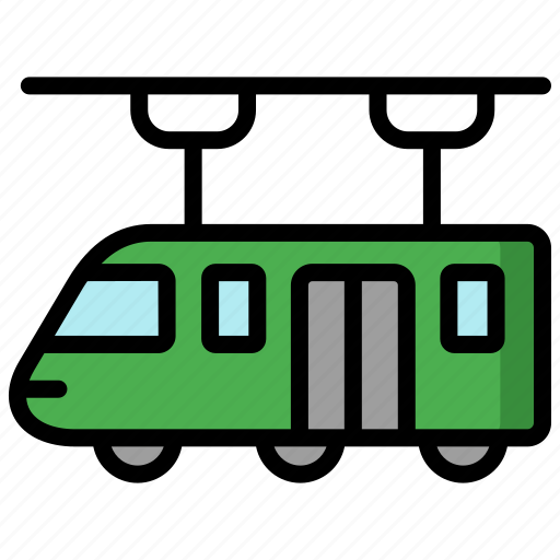 Tram, metro, public, tramway, transport, transportation icon - Download on Iconfinder