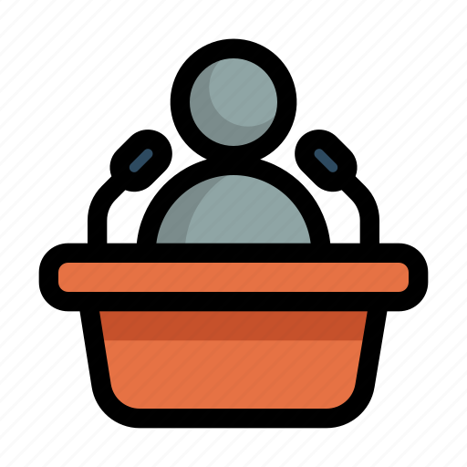 Conference, press conference, podium icon - Download on Iconfinder