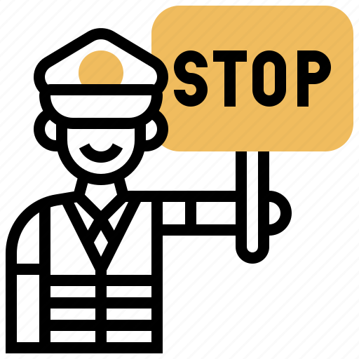 Crossing, guards, road, safety, traffic icon - Download on Iconfinder