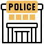 building, cop, police, state, station 