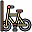 bicycle, bike, parking, racks, travel