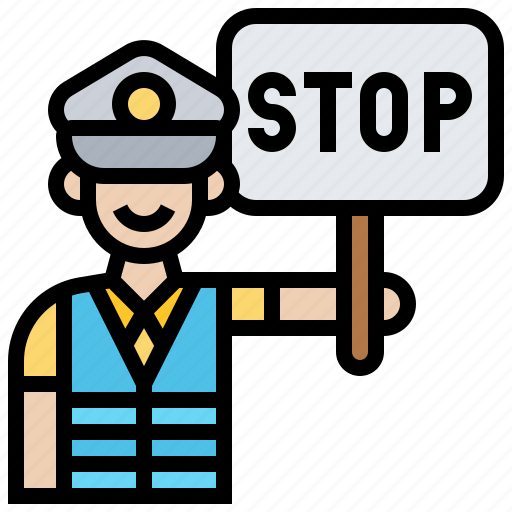 Crossing, guards, road, safety, traffic icon - Download on Iconfinder
