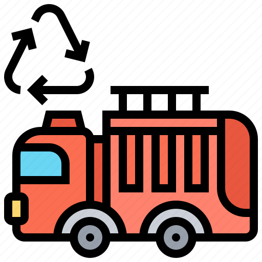 Dumpster, garbage, recycle, truck, waste icon - Download on Iconfinder