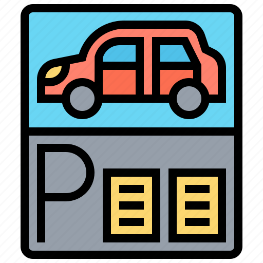 Car, lot, parking, sign, zone icon - Download on Iconfinder