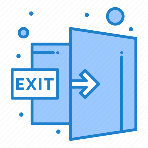 Door, exit, logout, out icon - Download on Iconfinder