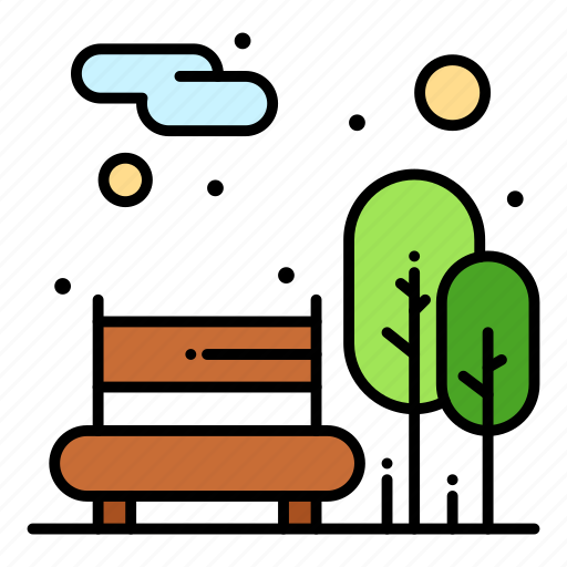Bench, city, garden, park, public icon - Download on Iconfinder