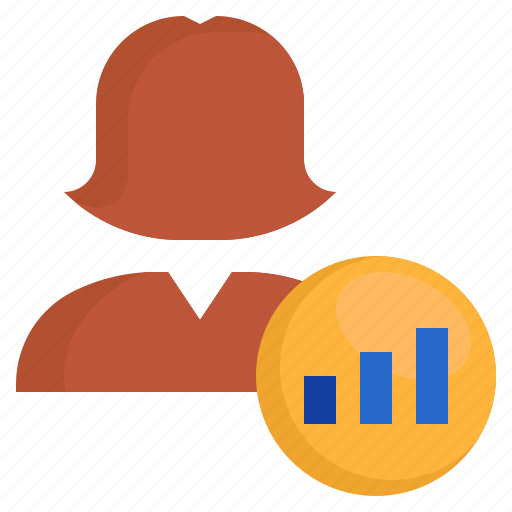 Graph, user, chart, statistics, business, finance icon - Download on Iconfinder