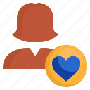 heart, like, love, user, avatar