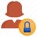 lock, padlock, user, caps, secure