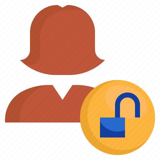 Unlock, padlock, user, caps, lock, secure icon - Download on Iconfinder