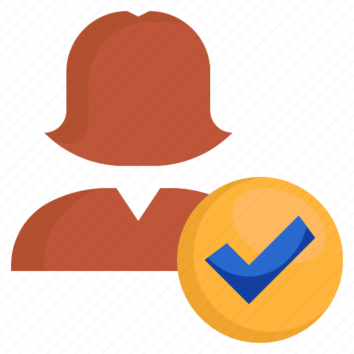 Yes, accept, success, check, mark, user icon - Download on Iconfinder