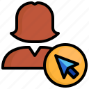 cursor, pointer, arrow, user, avatar