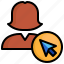 cursor, pointer, arrow, user, avatar 
