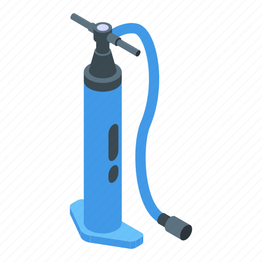 Air, bike, pump, isometric icon - Download on Iconfinder