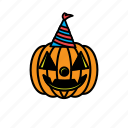 avatars, halloween, pumpkin, face, smile