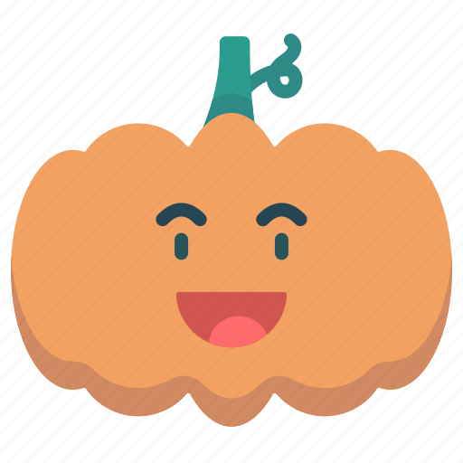 Emoticon, halloween, happy, pumpkin icon - Download on Iconfinder