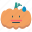 emoticon, halloween, pumpkin, shame 