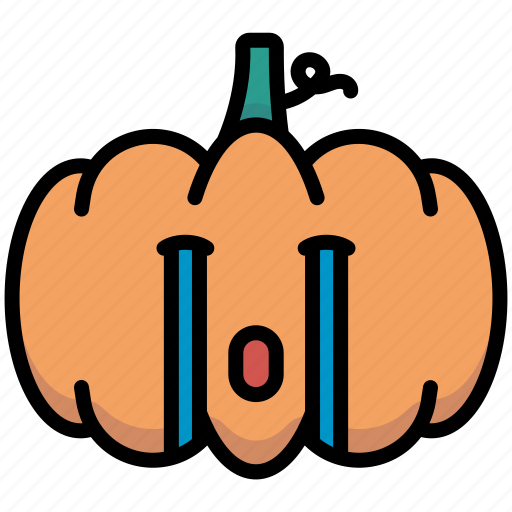 Crying, emoticon, halloween, pumpkin icon - Download on Iconfinder
