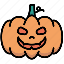 emoticon, halloween, pumpkin