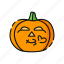 avatar, emoji, feeling, halloween, kiss, pumpkin 